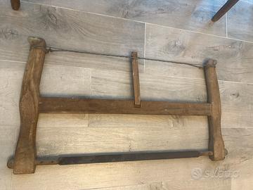 Antica Sega a Telaio in legno
