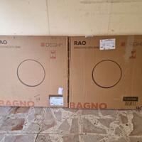 Specchio rotondo da 70 cm imballato