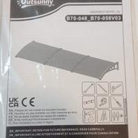 Tettoia Outsunny per Esterni - Nuova 