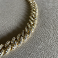 Collana Iced Out oro Zirconi incastonati alta qual