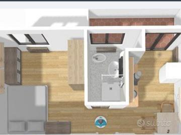 A Milano , grazioso monolocale arredato