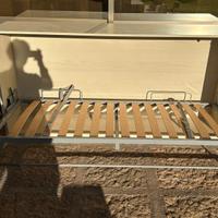 Letto a ribalta Battistella frassino con materasso