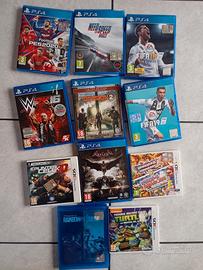 giochi per PlayStation 4 e Nintendo 3DS 