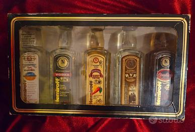 Set 5 mini bottiglie da collezione 