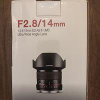 Obiettivo Samyang 14mm f/2.8 Ultra Wide Angle – At