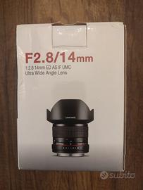 Obiettivo Samyang 14mm f/2.8 Ultra Wide Angle – At
