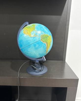 Lampada mappamondo