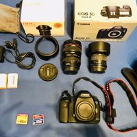 Canon 5d mk 3 con ottiche e accessori