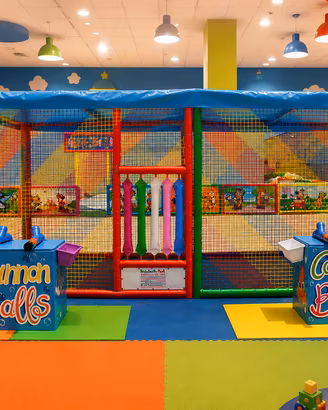 Struttura Cannoncini Spara Palline per Bambini