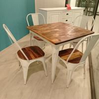 SET TAVOLO CON 4 SEDIE