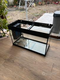 Acquario Ferplast Dubai 80 + Mangiatoia Automatica