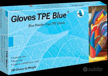 Stock guanti tpe monouso 750 box da 200 pezzi