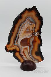 fetta agata naturale nera bianca e marrone