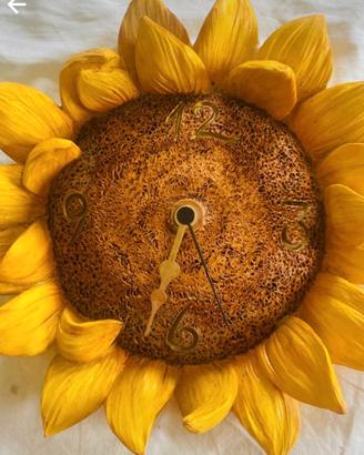 Orologio da parete Girasole Artefice
