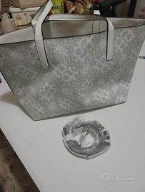 Borsa bianca/grigia donna Roccobarocco