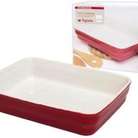 Tognana pirofila rossa stoneware 28X21X6cm nuova