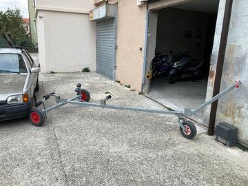 carrello alaggio per gommone fino a 4,5 m