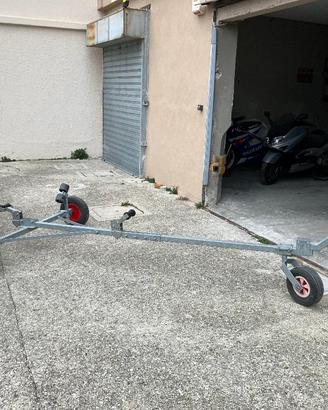 carrello alaggio per gommone fino a 4,5 m
