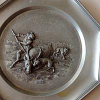 Piatto peltro tedesco