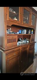 Credenza legno arte povera