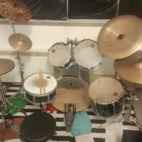 batteria acustica tama completa piatti ufip