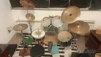 batteria acustica tama completa piatti ufip