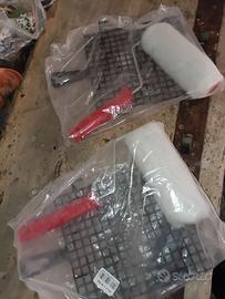 rullo e retina per imbiancare