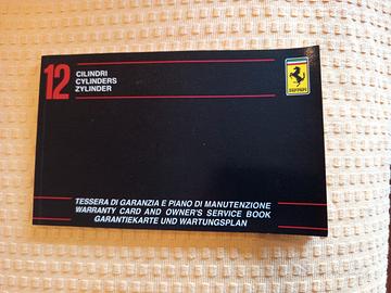 Ferrari 512 BB 400 GT manuale libretto tagliandi 