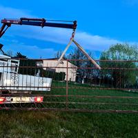 portone cancello scorrevole in ferro