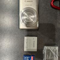 Canon ixus 130 set completo batteria nuova