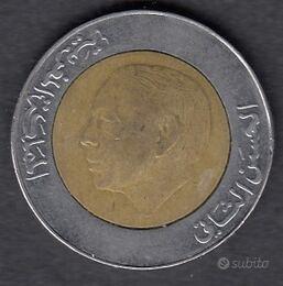 “Moneta MAROCCO 5 DIRHAMS Anniv. 1407 1987”