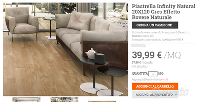 Piastrella Gres Effetto Rovere