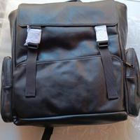 Zaino porta laptop in similpelle, nuovo mai usato