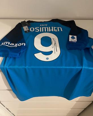 Maglia ssc Napoli Osimhen Autografata store 2022