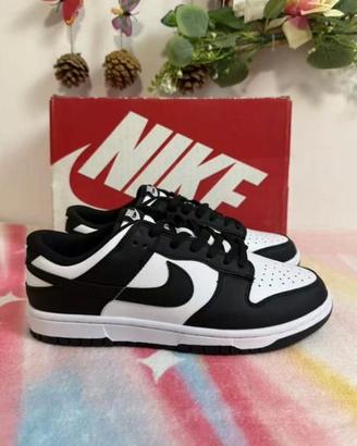 Nike Dunk Low Panda 38 Nere e Bianche Nuove