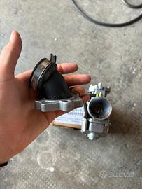 carburatore e collettore 24 mm