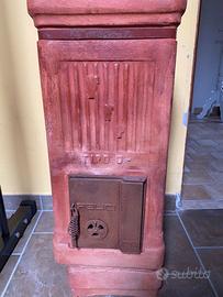 Stufa antica in terracotta Felici – Prato