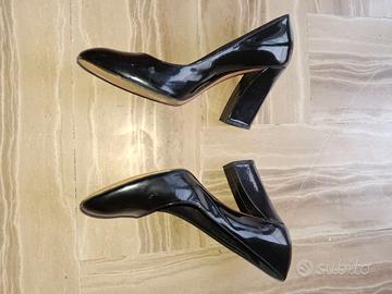 Scarpe marca CASADEI n.37 in pelle lucida nera