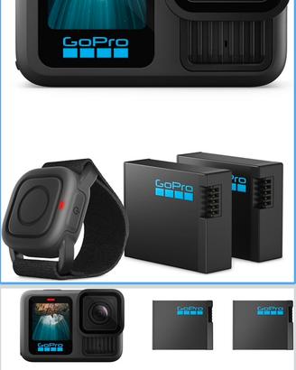 GoPro HERO 13 Black - Pacchetto Action + accessori