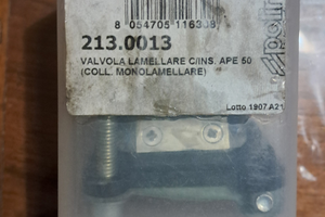 Valvola lamellare polini