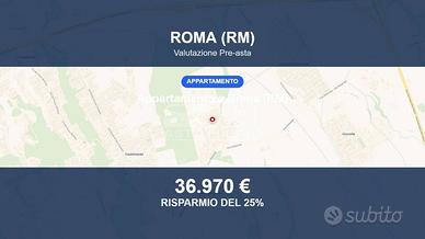 Immobile in asta di 56 m² con box auto a Roma
