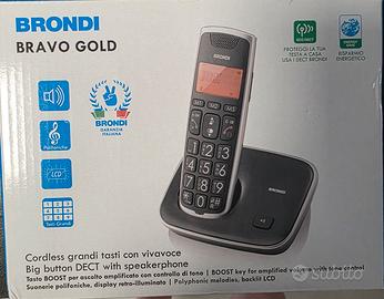 Telefono Cordless Brondi Bravo Gold