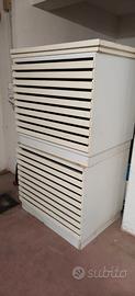 OMAGGIO 2 CASSETTIERE CON 10 RIPIANI SCORREVOLI