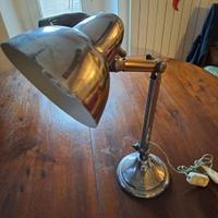 Lampada  da tavolo articolata Art Déco in metallo