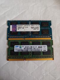 ram 2x4gb ddr3 10600 notebook