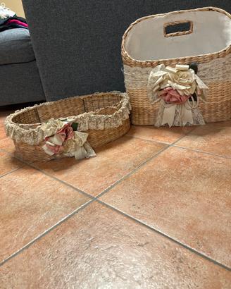 Cesti porta riviste e varie