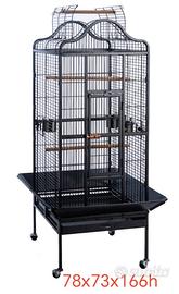 GABBIA PAPPAGALLI cm 77,5 x P 73 x H 166 cm