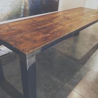 Tavoli industriali 200x100 legno massello