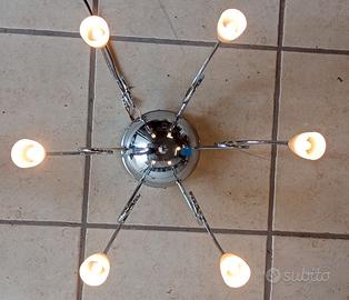 Lampadario acciaio design