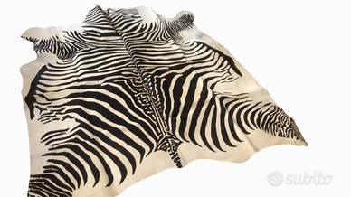 Tappeto  in Vera Pelle di Mucca – Stampa Zebra